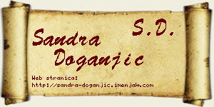 Sandra Doganjić vizit kartica
